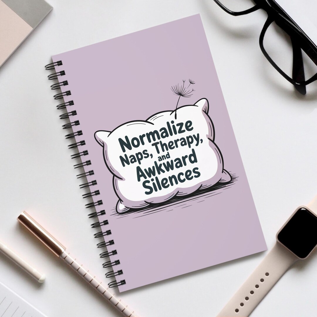 Neurodiversity Journal, Normalize Naps, Therapy, Awkward Silences - Etsy