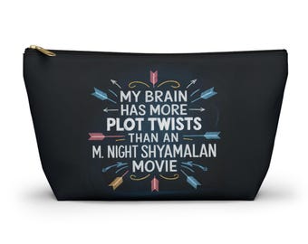Plot Twists Accessory Pouch, Mental Health Gift