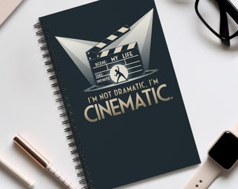 Cinematic Neurodivergent Pride Journal, Funny Quote, Spiral Bound