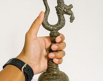 Balinese Gentabel, huisbel, ceremoniedecor, meditatiesculptuur, klankhealing, Balinese kunstsnijwerk, decor van de hom, verjaardagscadeau