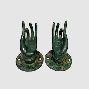 Antique Hand Pull Decor, Brass Hand Decoration, Bronze Figurine, Pull Hand, Handle Hand, Hand Bronze, Room Decor, Couple Hand Gift
