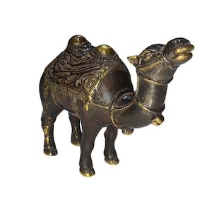 Unique Camel Statue, Camel Bronze Statue, Animal Bronze, Holiday Gift, Miniature, Home Decor, Birthday Gift, Animal Figurine, Gift Idea