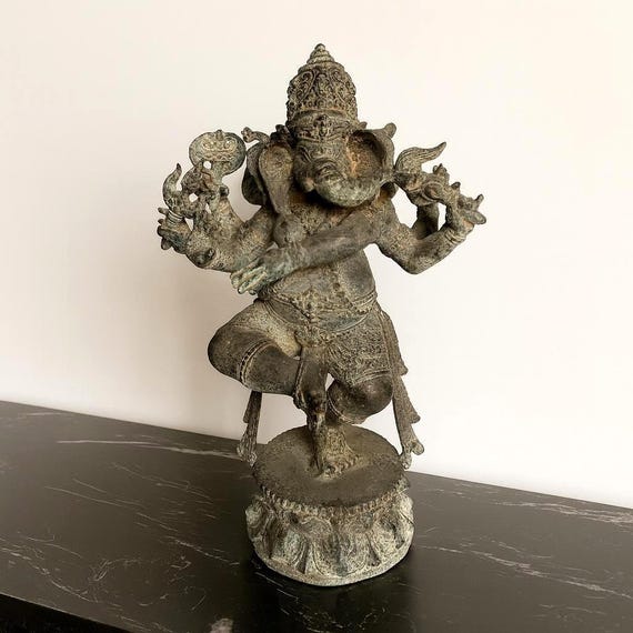 ガネーシャ神　石像　インド　骨董　アンティーク　古美術　ヒンドゥー教　神像　仏像 ガネーシャ神 石像 インド 骨董 アンティーク 古美術 ヒンドゥー教