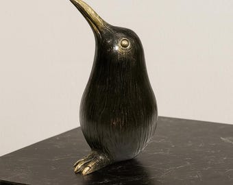 SET Kiwi Bird Statue, Bronze Statue, Animal Statue, Animal Figurine, Unique, Miniature, Love Bird, Room Decor, Birthday Gift, Art