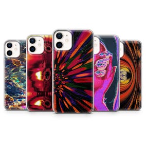 Psychedelic Phone Case Surreal Vibrant Abstract Cover for iPhone 16, 15, 14, 13, 12, Samsung S24, S23, S22, A15, A14, Pixel 9Pro XL, 8A