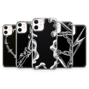 Coque de portable chromée argentée pour iPhone 16, 15, 14, 13, 12, Samsung S24, S23, S22, A15, A14, Pixel 9Pro XL, 8A