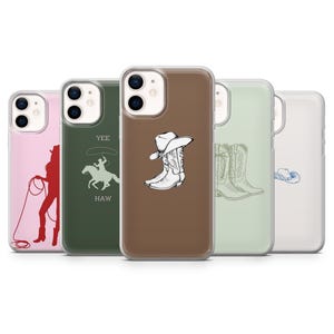 Cowboy Mobilskal Western Cowboy Hatt Boot Fodral för iPhone 16, 15, 14, 13, 12, Samsung S24, S23, S22, A16, A15, Pixel 9Pro XL, 8A