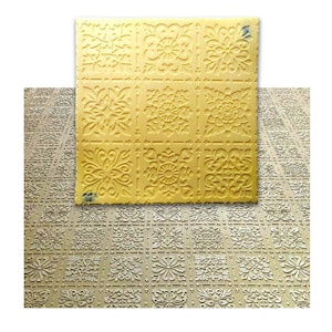 Polyurethane stamp &quot;Openwork&quot; for imprints on concrete  or plaster. Pattern Vertical Horizontal Decorative Concrete Cement Imprint Mat