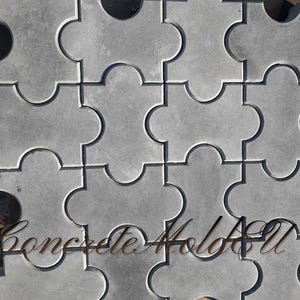 Puzzle - plastic mold for concrete paving slabs, Stone pattern, concrete garden stepping stone, Path Yard, garden walkway
