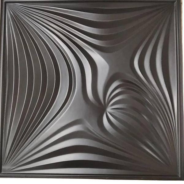 Puzzle - Plastic Mold for Decorative 3D Wall Panel for Gypsum or