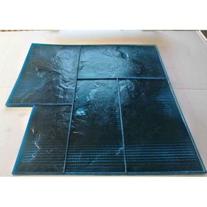 Polyurethane stamp &quot;City Avenue&quot; for imprints on concrete  or plaster. Pattern Vertical Horizontal Decorative Concrete Cement Imprint Mat