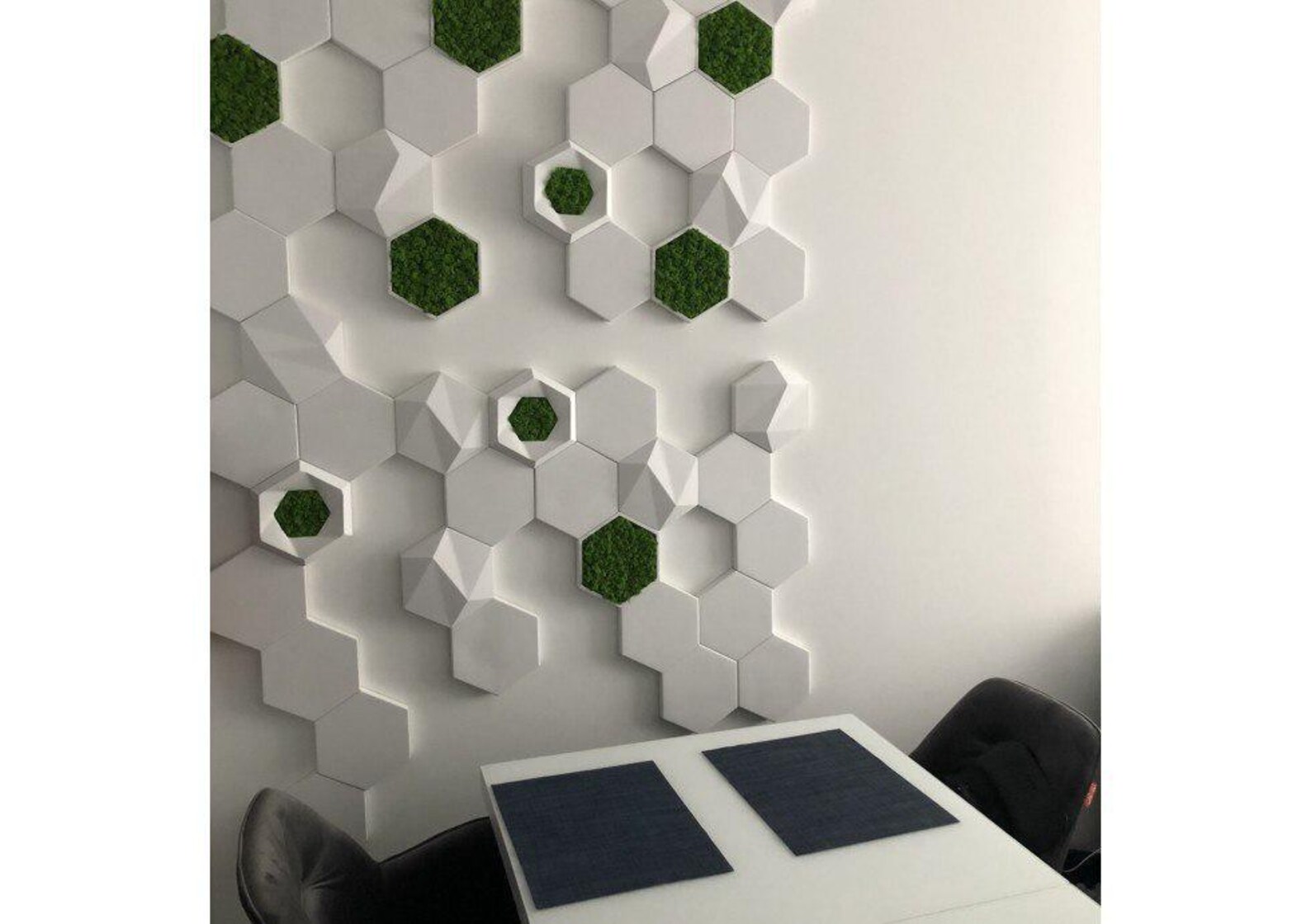 BMold ILLUSION 3D Stone Wall Mold – 19.68" Square Plastic Form For Plaster/Gypsum Panels