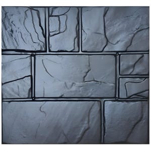 Number 2 - Plastic Mold for Making 3D Plaster Wall Panels and Decorative Wall Decor