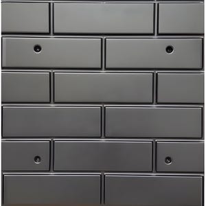 Number 3 - Plastic Mold for Making 3D Plaster Wall Panels and Decorative Wall Decor