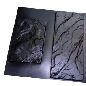Slate - Plastic Mold for Making 3D Plaster Wall Panels and Decorative Wall Decor