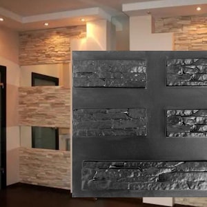 East - Plastic Mold for Making 3D Plaster Wall Panels and Decorative Wall Decor