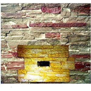 Polyurethane stamp for imprints on concrete  or plaster &quot;Monaco&quot; Pattern Vertical Horizontal Decorative Concrete Cement Imprint Mat