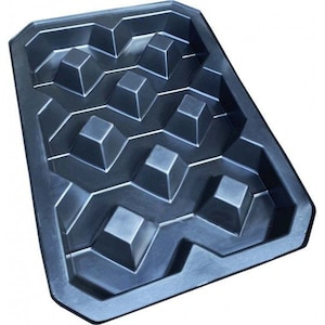 Estacionamiento ecológico: molde de hormigón para losas y adoquines de césped para caminos de jardín