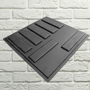 Molds for Wall Decor, Artificial Stones and Tiles for plaster, concrete, gypsum DIY (ABS plastic mold for decorative stone) Clinker