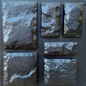 Molds for Wall Decor, Artificial Stones and Tiles for plaster, concrete, gypsum DIY (ABS plastic mold for decorative stone) 27