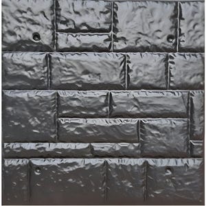 Number 7  - Plastic Mold for Making 3D Plaster Wall Panels and Decorative Wall Decor