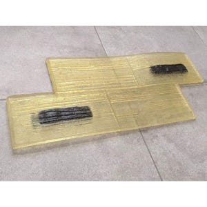Polyurethane stamp for imprints on concrete  or plaster &quot;Small board 1&quot;. Pattern Vertical Horizontal Decorative Concrete Cement Imprint Mat