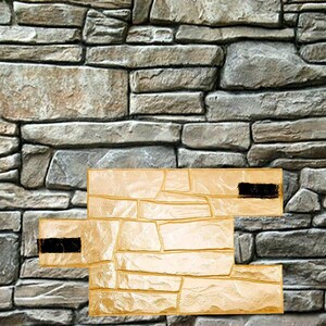 Polyurethane stamp &quot;Granite chipping&quot;for imprints on concrete  or plaster.Pattern Vertical Horizontal Decorative Concrete Cement Imprint Mat