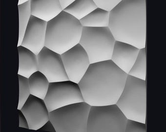3D-väggpanelform för gips, betong och dekorativa väggpaneler
