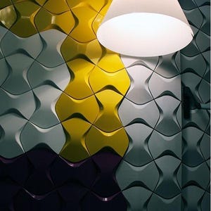 3D Wall Panel Mold - Plastic ABS Mold for Plaster & Concrete Bow