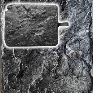 Rubber stamp for imprints on concrete  or plaster &quot;Texture&quot; Pattern Vertical Horizontal Decorative Concrete Cement Imprint Mat