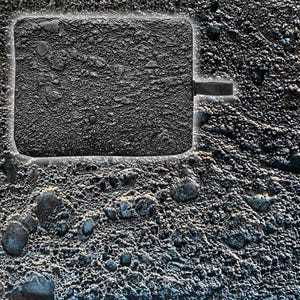 Rubber stamp for imprints on concrete  or plaster &quot;Texture&quot; Pattern Vertical Horizontal Decorative Concrete Cement Imprint Mat