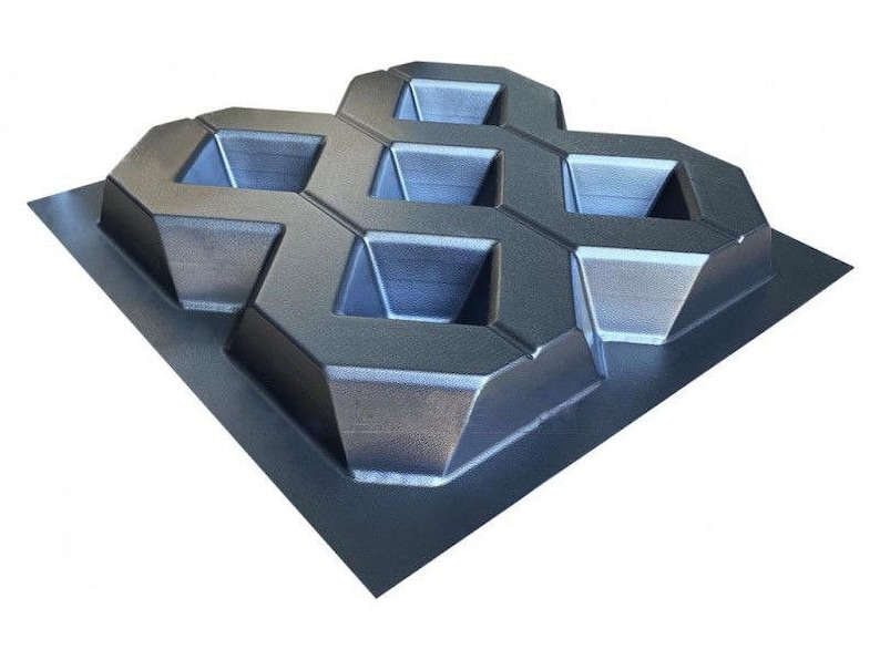 DIY Eco Parking Mold for Concrete Paving Slabs, Grass Pavers, Backyard