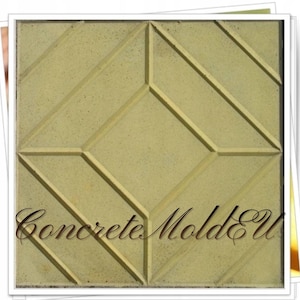 Herringbone - plastic mold for concrete paving slabs, Stone pattern, Concrete garden stepping stone, Path Yard, garden walkway.