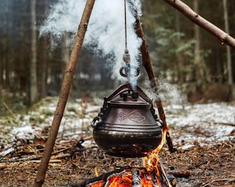 Traditional Afghan Kazan Cast Aluminum Pressure Cooker also called Afghan Cauldron and Kadai