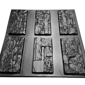 Mark 2 - Plastic Mold for Making 3D Plaster Wall Panels and Decorative Wall Decor
