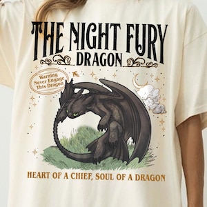 The Night Fury Dragon Shirt, HTTYD Shirt, Dragon Trainer T Shirt, How To Train Dragon Movie, Toothless Tee, How To Train Your Dragon Shirt