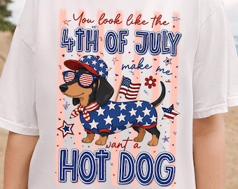 Dachshund 4th Of July, Bad Day To Be A Hot Dog Shirt, Patriotic Dogs USA Flag, Labor Day Shirt, Independence Day Tee, Red White Blue Tee
