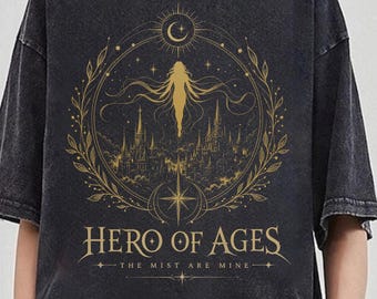 Vin Retro Luthadel City, Stormlight Archive Shirt, Hero Of Ages Fantasy Shirt, Mistborn Comfort Color Tee,Sanderson Fan Gift, Bookish Gift