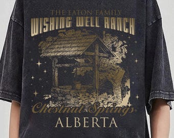 Chestnut Springs Cowboy Romance T Shirt, Wishing Well Ranch Tee, Bookish Cowgirl Tee, Bookish Merch, Comfort Colors Shirt