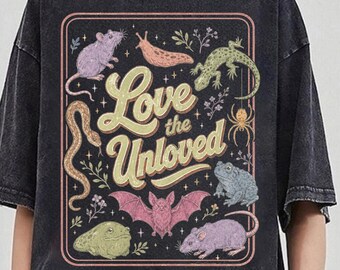 Love The Unloved Tshirt, Cute Weird Animal Tshirt, Bug Lover Gift, Entomology Shirts, Entomologist Science Gift, Bug Lover Nature T-Shirt