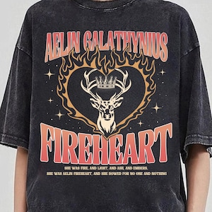 Aelin Galathynius Fireheart Shirt, Fireheart Terrasen Tee, Aelin Galathynius Shirt, Book Lover, Fantastic Reader, Throne of Glass Gift