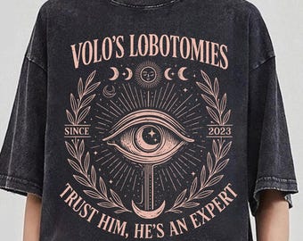 Astarion BG3 Shirts, Volo's Lobotomies Shirt, I Got My Lobotomy At Volo's Shirts, Volo’s Lobotomies Video Game Shirt, High Elf Gaming