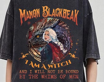 Manon Blackbeak Shirt, The Thirteen Throne Of Glass Shirt,  Dragon Rider Tee, Abraxos Wyvern Terrasen Witchling SJM, Fantastic Reader Shirt