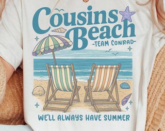 We Will Always Have Summer, Team Conrad Belly Jeremiah Tee, TSITP Quote, Cousins Beach Tee, Summer I Turned Pretty Cousins, Bookish Coastal