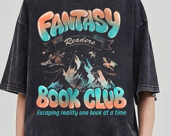 Fantasy Reader Society Book Club Shirt, Dragon Merch T-Shirt,Book Lover Club Tee, Fantasy Romance Book Tee, Dark Romance, Romance Novel Gift