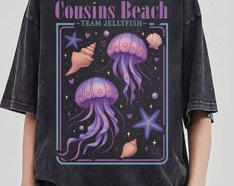 Team Jellyfish Shirt, Team Conrad Belly Jeremiah T-shirt, TSITP Quote, Summer I Turned Pretty Cousins Shirt, Cousins Beach Team Conrad