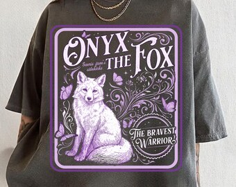 Little Osha Fantasy, Onyx der Fuchs Shirt, Quecksilberbuch Shirt, Saeris Fane Eisvogel T-Shirt, Fae und Alchemie Schwefel, Gothic Dark Academia
