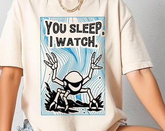 Tú duermes, yo miro, Proyecto Ave María, camiseta de color cómodo, inspirada en Andy Weir, camiseta de ciencia ficción Astrophage, libro de ciencia ficción Amaze Amaze Amaze