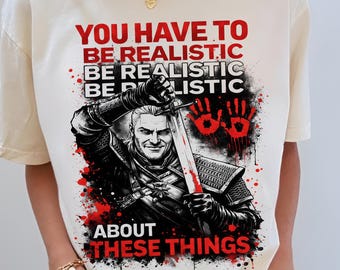 Camiseta Geralt de Rivia, A Primeira Lei, Joe Abercrombie, Camiseta Rivia, Presente para Fã de The Witcher, Camiseta Rivia, Fã de Geralt de The Witcher