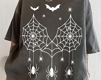 Spiderweb Boobs Shirt, Halloween Show Me Your Boobs Shirt, Funny Halloween Ghost Tee, Spooky Season, Trendy Halloween, 2025 Funny Halloween